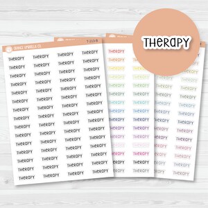 Therapy Script Planner Stickers | F3  |  T-213