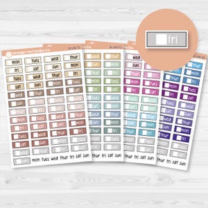 Mini Date Covers Planner Stickers | Laurel Denise Style | F17 | B-146