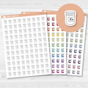 Rx Icon Planner Stickers | I-112