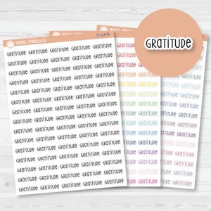 Gratitude Script Planner Stickers | F3  |  S-114