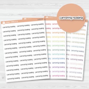 Lecture en cours : Autocollants pour agenda Jen Plans Script | FJP | S-812
