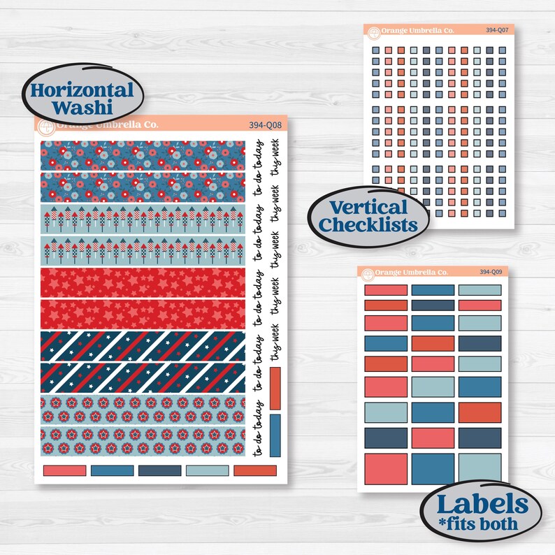 CLEARANCE | Independence Day | 4th of July Kit | Laurel Denise Large ...