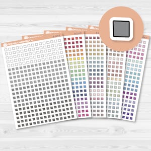 Wonky Checkbox Squares from Journaling Kits | B-124