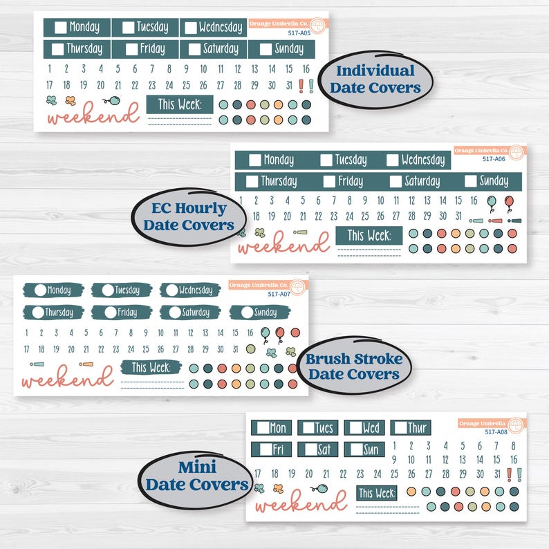 Easter Spring Kit | Weekly Sticker Kit for Vertical Planners Like Erin ...