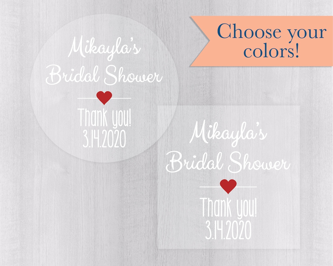 Image 10 for Bridal Shower Label Templates