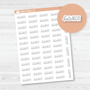 Date Night Script Planner Stickers | FC12 | S-020-B