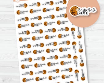 Basketball Game Icon Script Planner Stickers | E-021