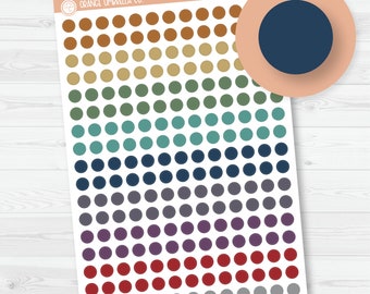 Circle Dot - 6mm Planner Stickers | MakseLife Color | B-207