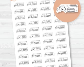 Pegatinas para planificador con icono de cambio de hojas / F2 / E-123