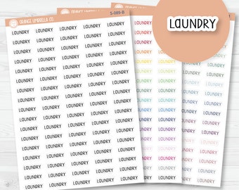 CLEARANCE | Laundry Script Planner Stickers | F3  |  921-023