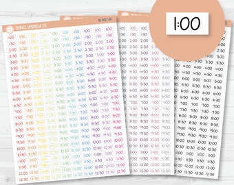 Time - Half Hour Jen Plans Script Planner Stickers | FJP | B-057