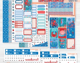 Underwater Ocean Kit | Weekly Planner Kit Stickers | Go Fish | 326-001