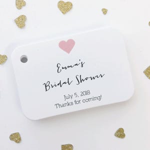 Etiquetas de agradecimiento para despedida de soltera, etiquetas de regalo para despedida de soltera, etiquetas pequeñas de regalo para despedida de soltera (RR-031-H) imagen 1