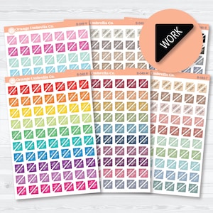 Work Mini Corner Planner Stickers | Work Planner Stickers | B-048