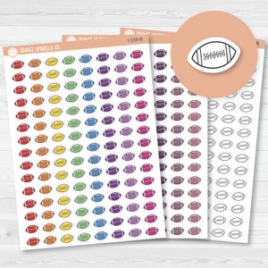 Football Icon Planner Stickers and Labels | I-339