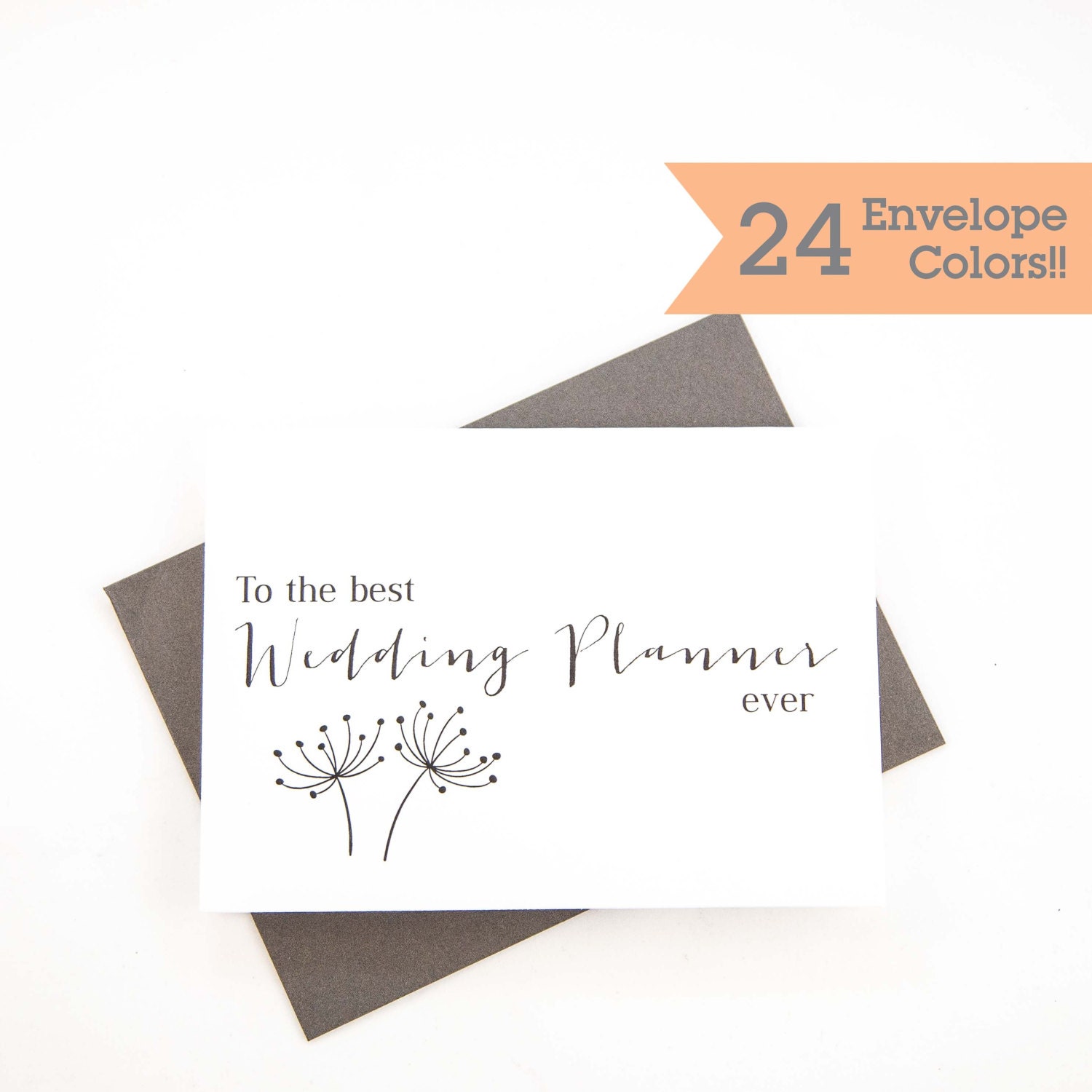 Wedding Planner Thank You Card Wedding Planner Card Wedding Etsy