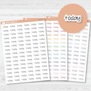 Today Jen Plans Script Planner Stickers | FJP | T-020