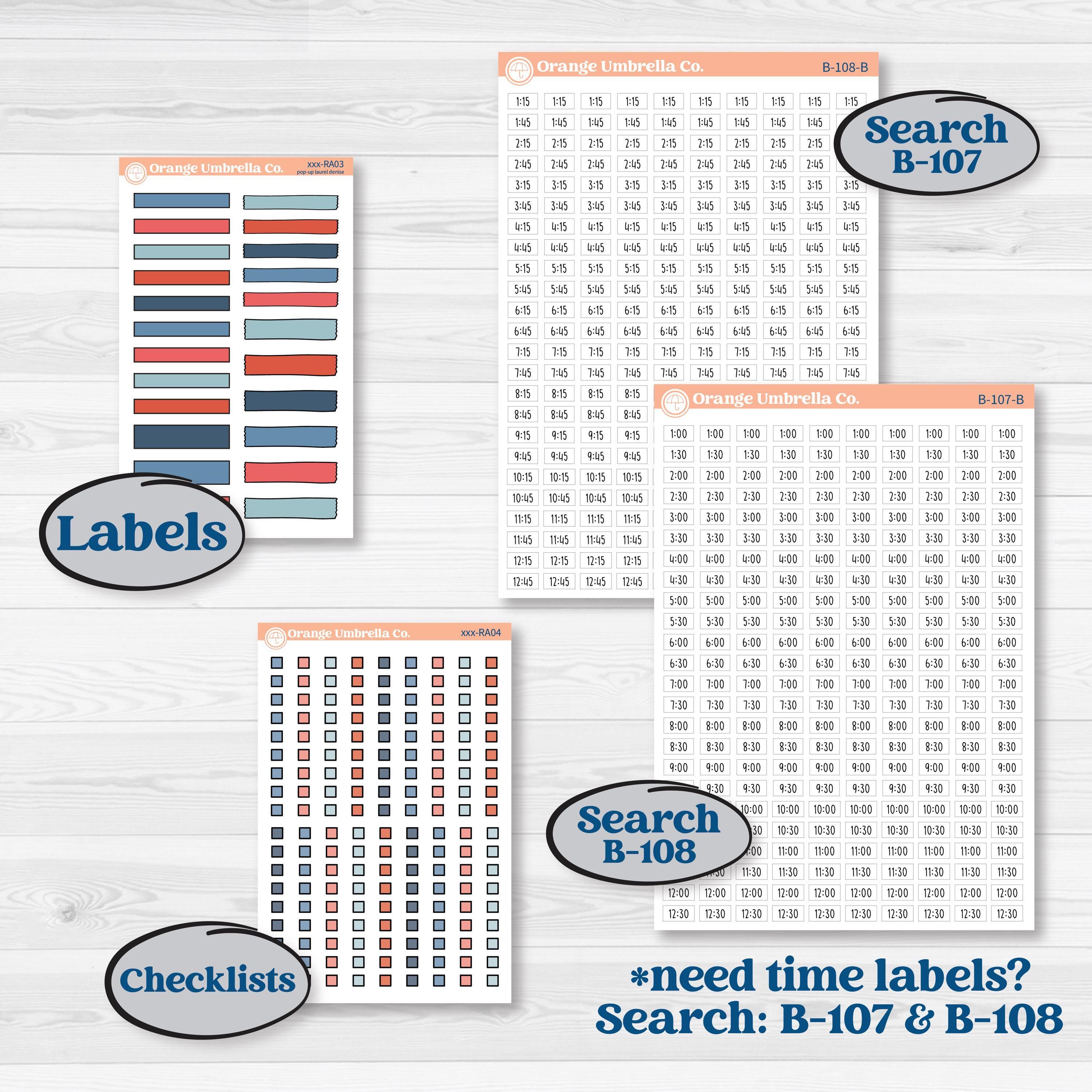 CLEARANCE | Independence Day | Laurel Denise Jo Large Planner Stickers ...