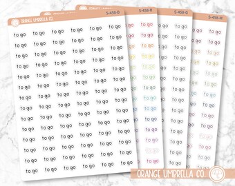 CLEARANCE | To Go Julie's Plans Script Planner Stickers and Labels | JF | S-458