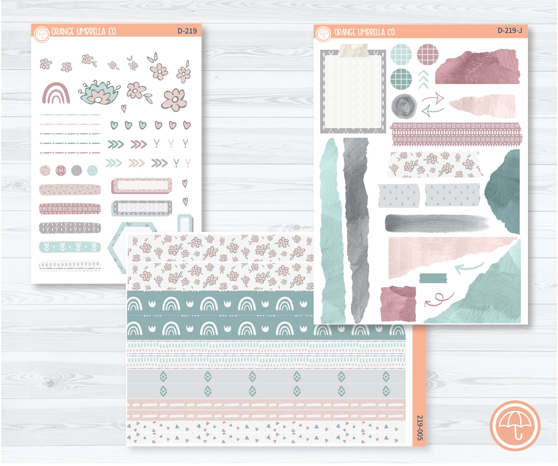 clearance-boho-pastel-kit-deco-planner-stickers-d-219-etsy