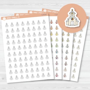 Church Icon Planner Stickers | I-275