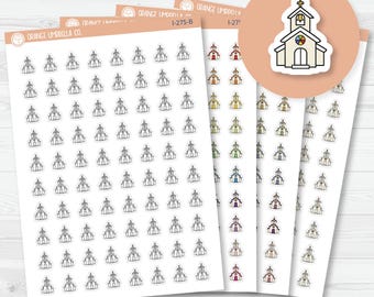 Church Icon Planner Stickers | I-275
