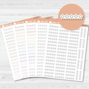 Star Rating - Movie and Book Icon Tracker Planner Stickers | B-056