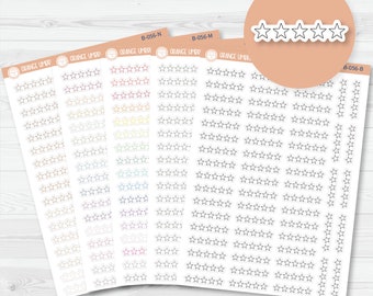 Star Rating - Movie and Book Icon Tracker Planner Stickers | B-056