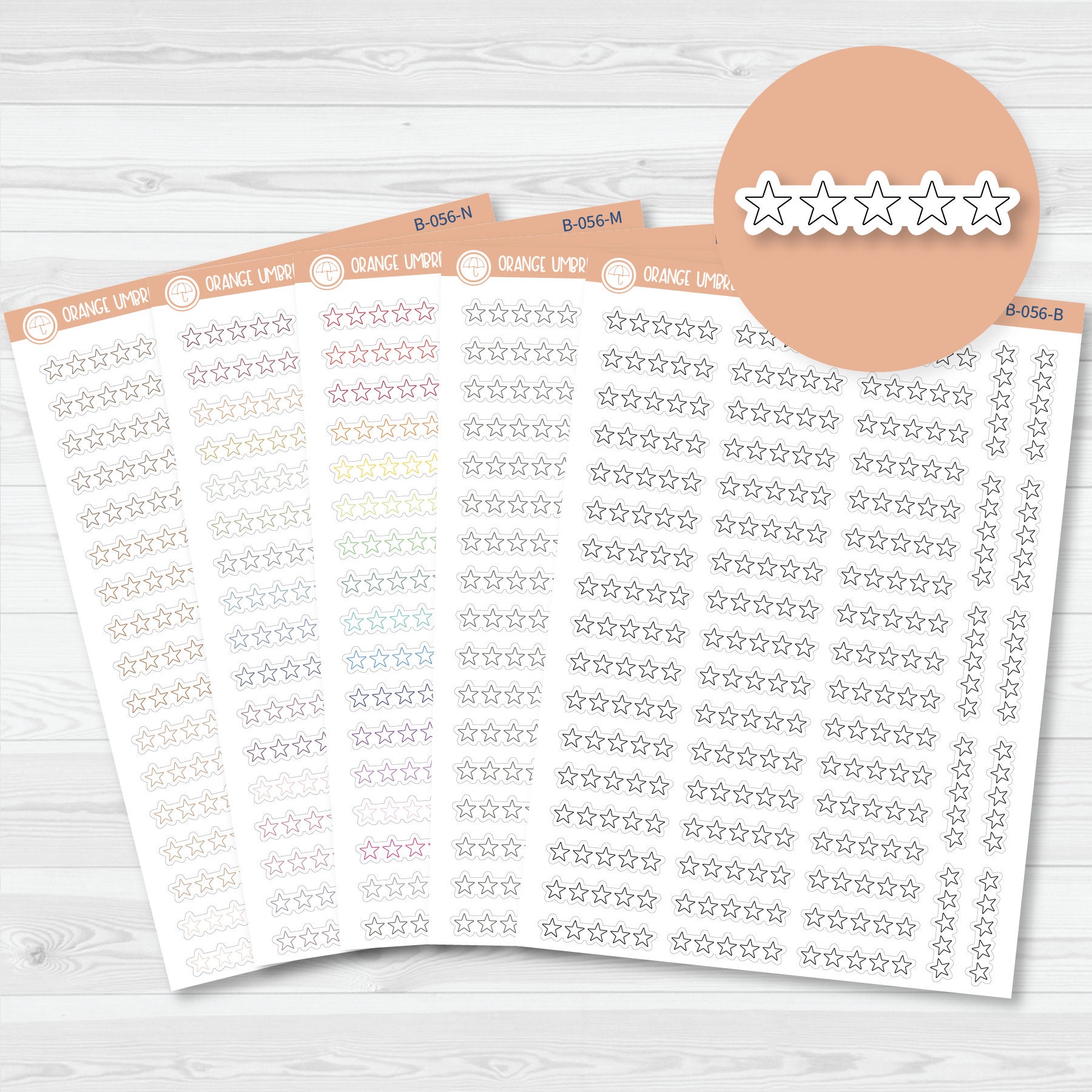 Star Ratings Reading Bullet Journal Stickers – JordynAlisonDesigns