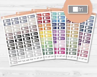 Mini Date Covers Planner Stickers | Laurel Denise Style | F17 | B-146