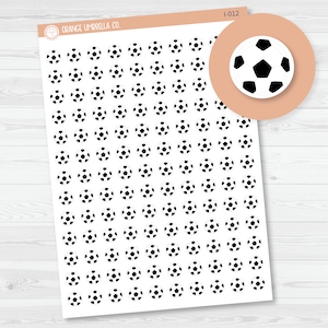 Soccer Ball Icon Planner Stickers | I-012