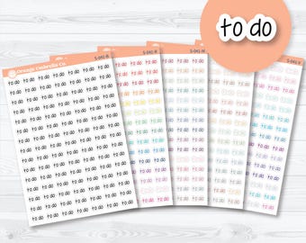 To Do Planner Stickers | Jen Plans Script Planner Stickers | S-041