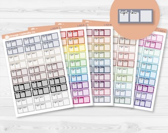 Weather Trackers for Hobonichi Cousin Planner Stickers | F17 | L-525