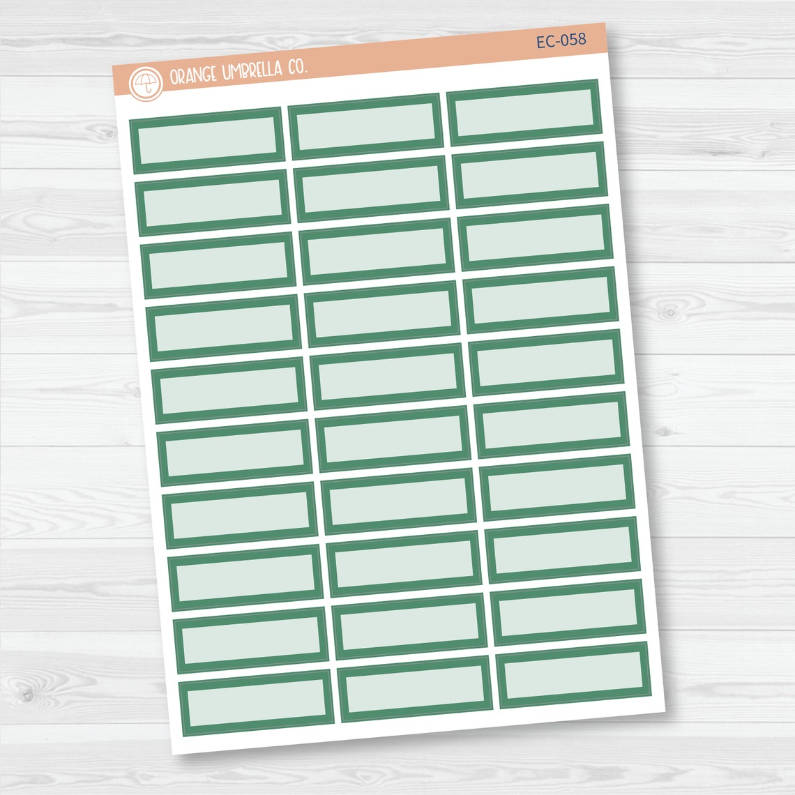 CLEARANCE | Basic Quarter Box Label Planner Stickers | Erin Condren ...