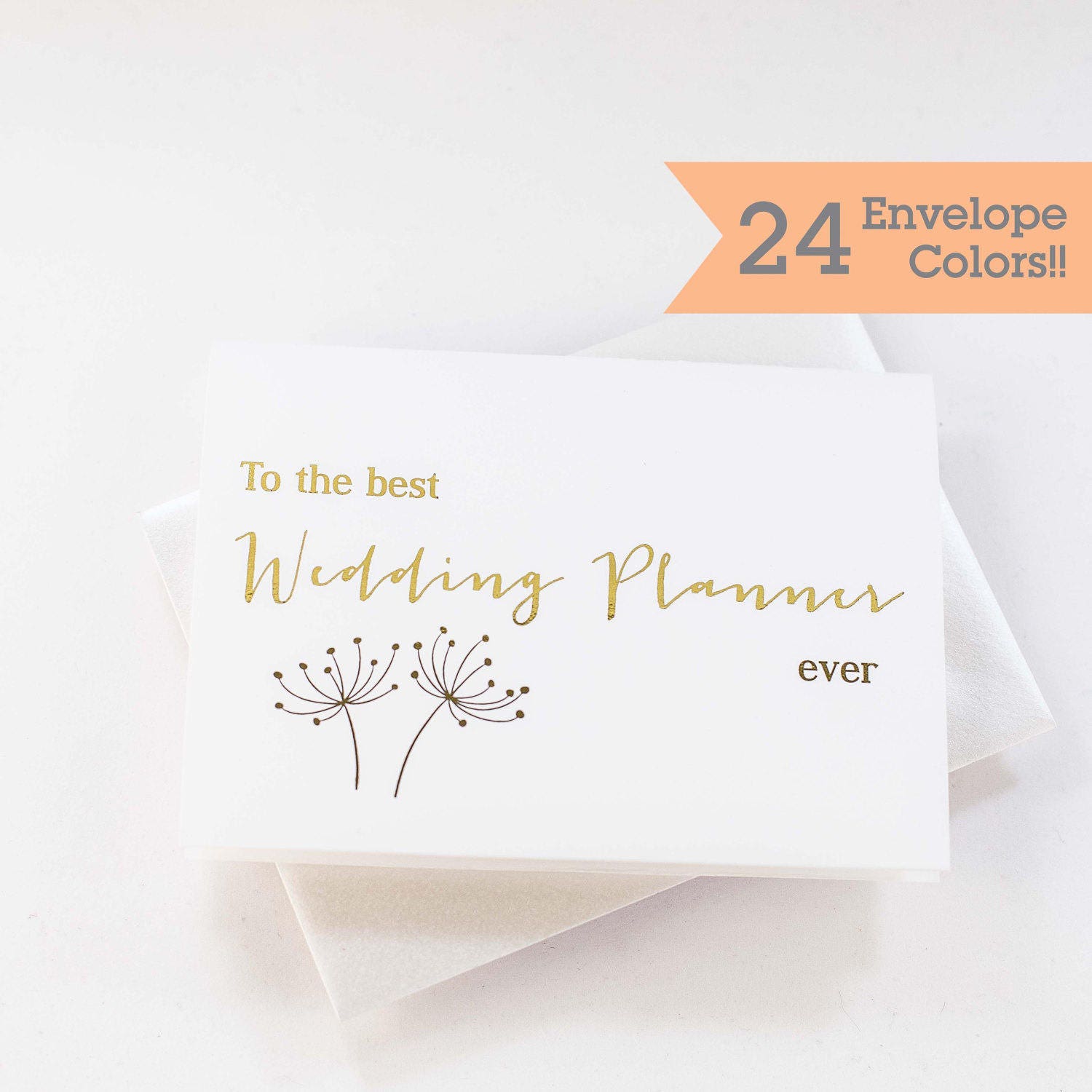 Wedding Planner Thank You Card Wedding Planner Card Wedding Etsy
