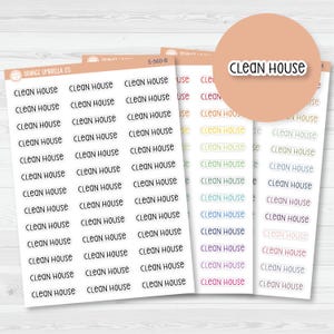 Clean House Script Planner Stickers and Labels | F3 | S-560