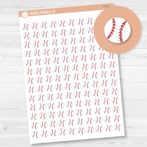 Baseball Icon Planner Stickers | I-014
