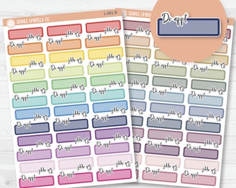 Dr. Appointment Planner Stickers  | L-001