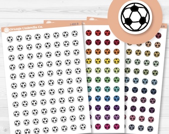 Hand Doodled Soccer Icon Planner Stickers | I-488