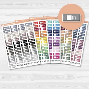 Mini Date Covers Planner Stickers | Laurel Denise Style | F17 | B-146