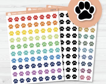 Paw Print - Small Icon Planner Stickers | I-027