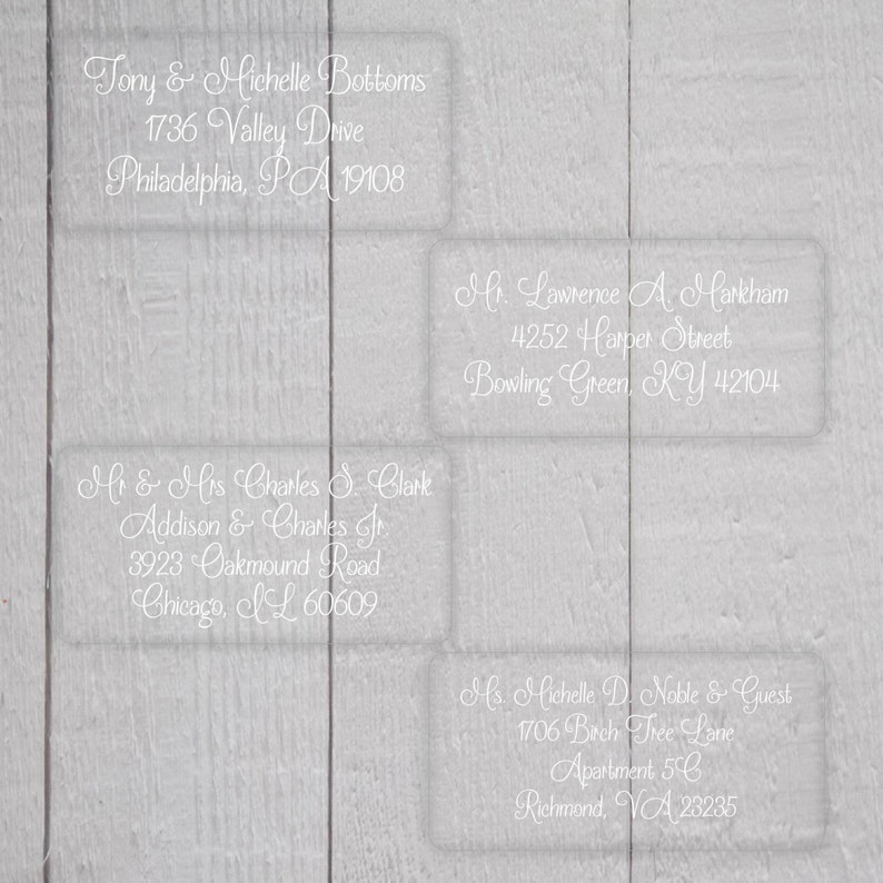 Deliver To Address Stickers #317-MT-C Address Labels for Black Envelopes To: Wedding Address labels Custom Wedding Address Labels
