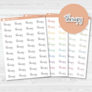 Therapy Script Planner Stickers | F4 | T-214