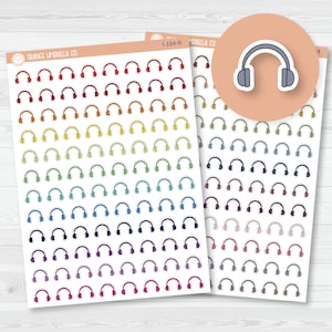 Headphones Icon Planner Stickers | I-184