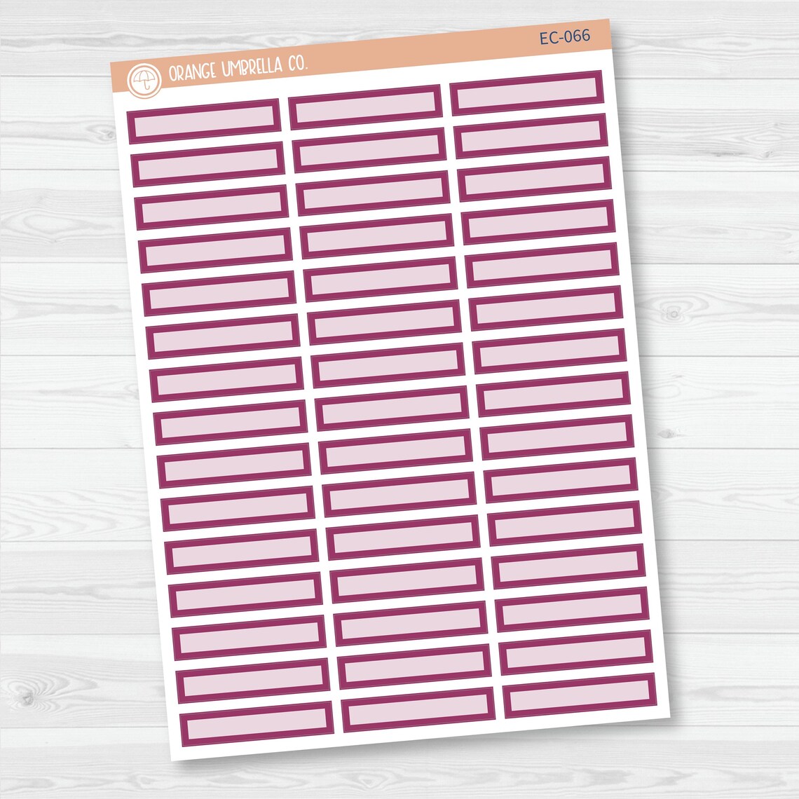 CLEARANCE | Skinny Label Planner Stickers | Erin Condren Evolve Palette ...