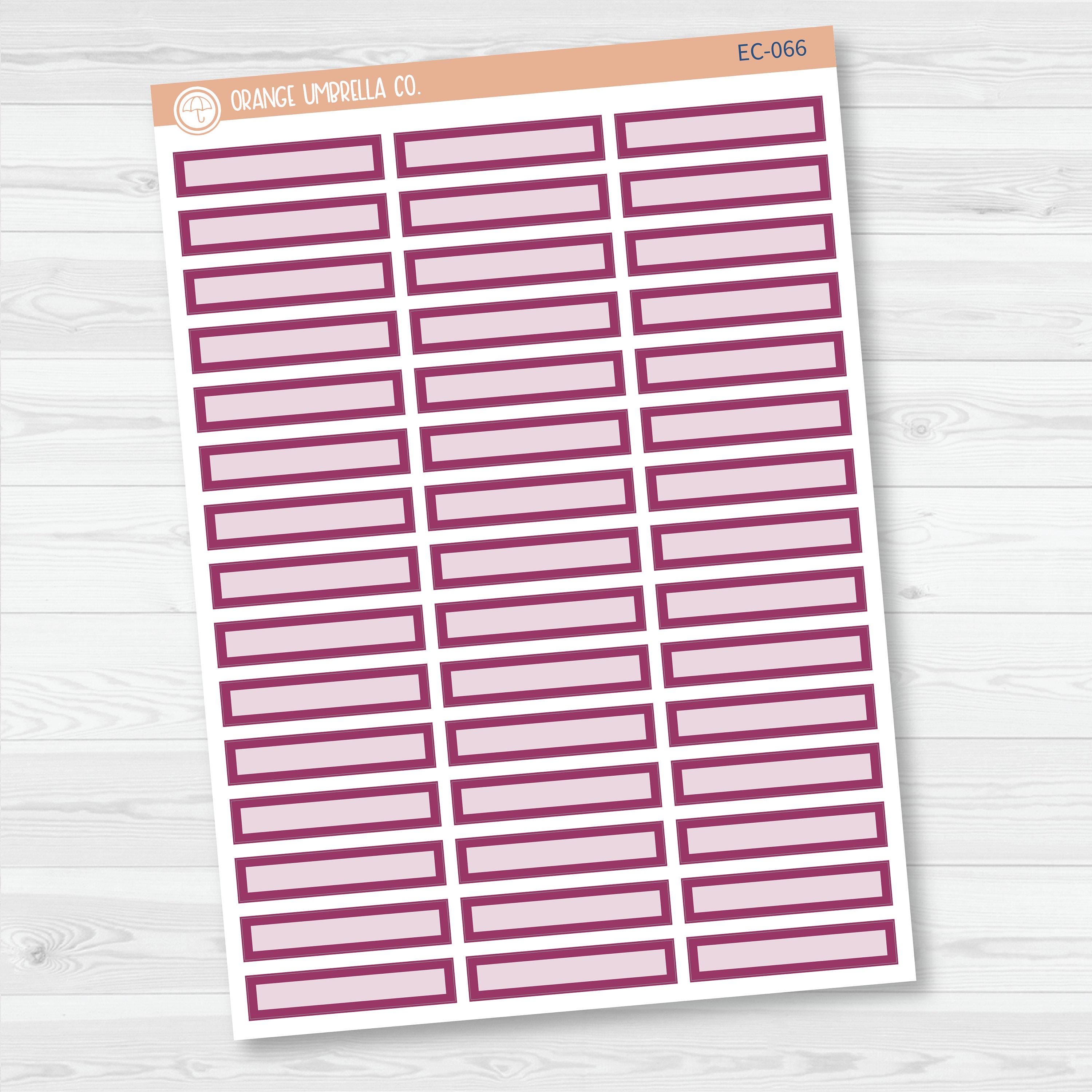 CLEARANCE | Skinny Label Planner Stickers | Erin Condren Evolve Palette ...