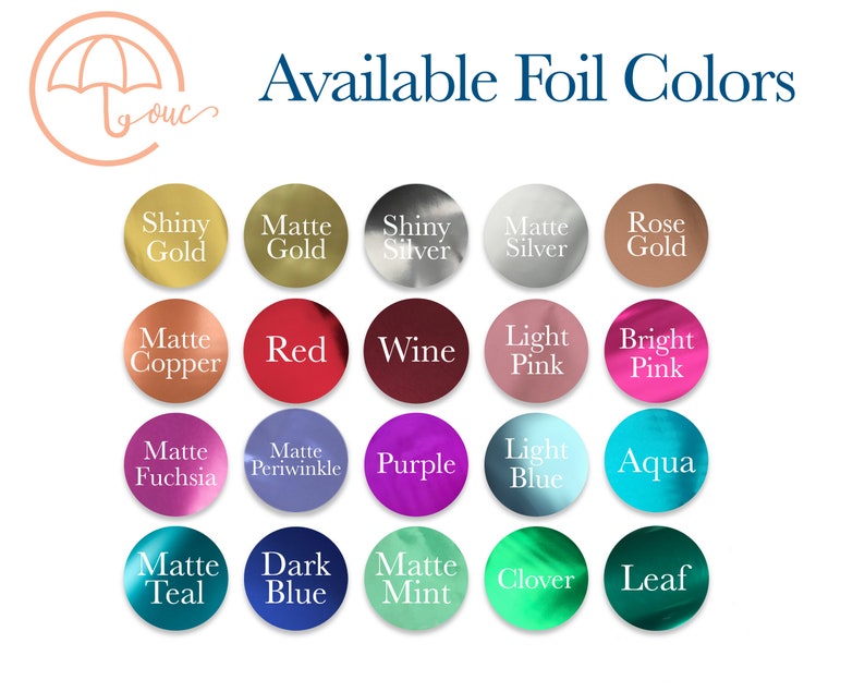 Wedding Favor Tags FS-048-2-F Cheers Foiled Lettering Favor Tag Custom Wedding Hang Tags Custom Wedding Tags