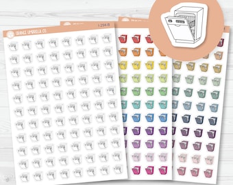 Dishwasher Icon Planner Stickers | I-294