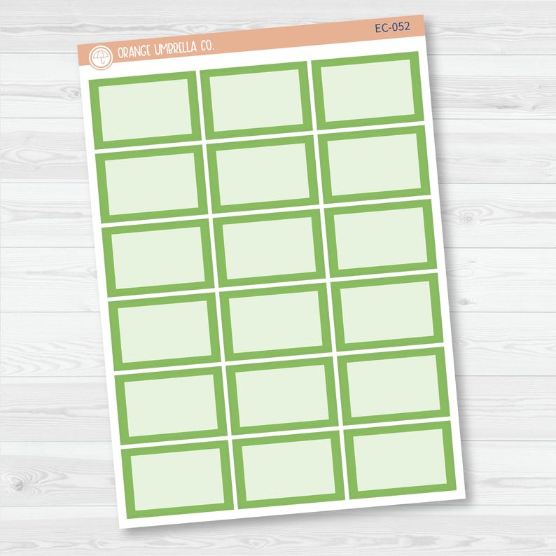 CLEARANCE | Half Box Label Planner Stickers | for Erin Condren Evolve ...