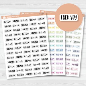 Therapy Script Planner Stickers and Labels | F1 | T-211